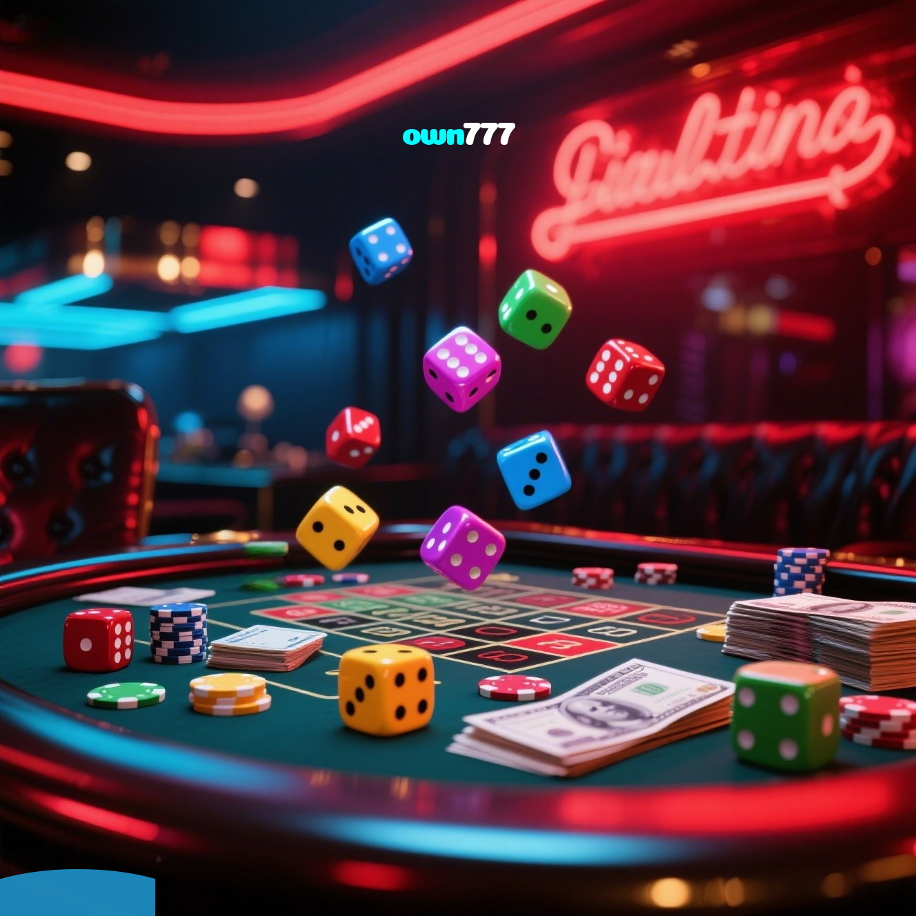 own777:Mostre sua habilidade nas mesas de poker e vença os adversários!